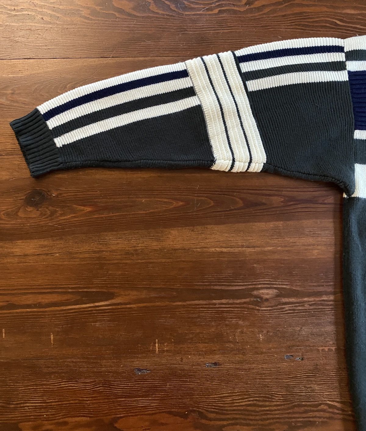 Polo Ralph Lauren Vintage 90’s Polo Ralph Lauren Sport Stripe Ribbed Sweater Size US XXL / EU 58 / 5 - 14 Thumbnail