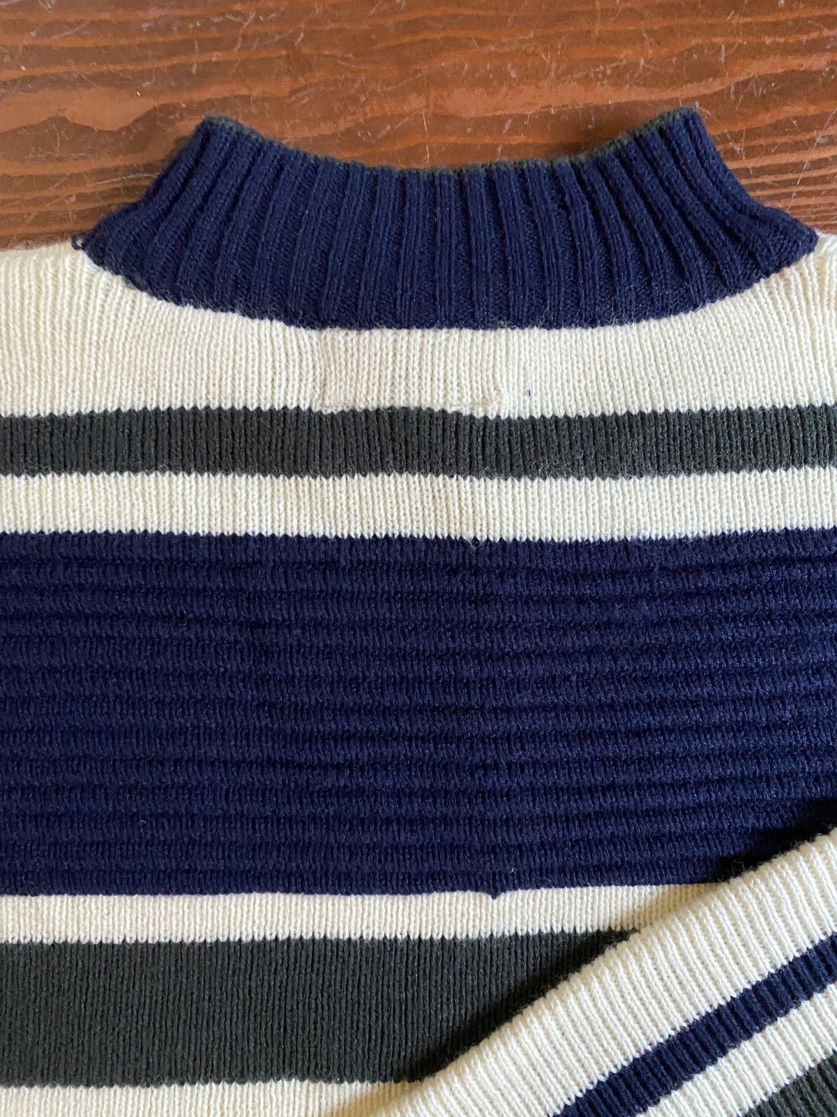 Polo Ralph Lauren Vintage 90’s Polo Ralph Lauren Sport Stripe Ribbed Sweater Size US XXL / EU 58 / 5 - 15 Thumbnail