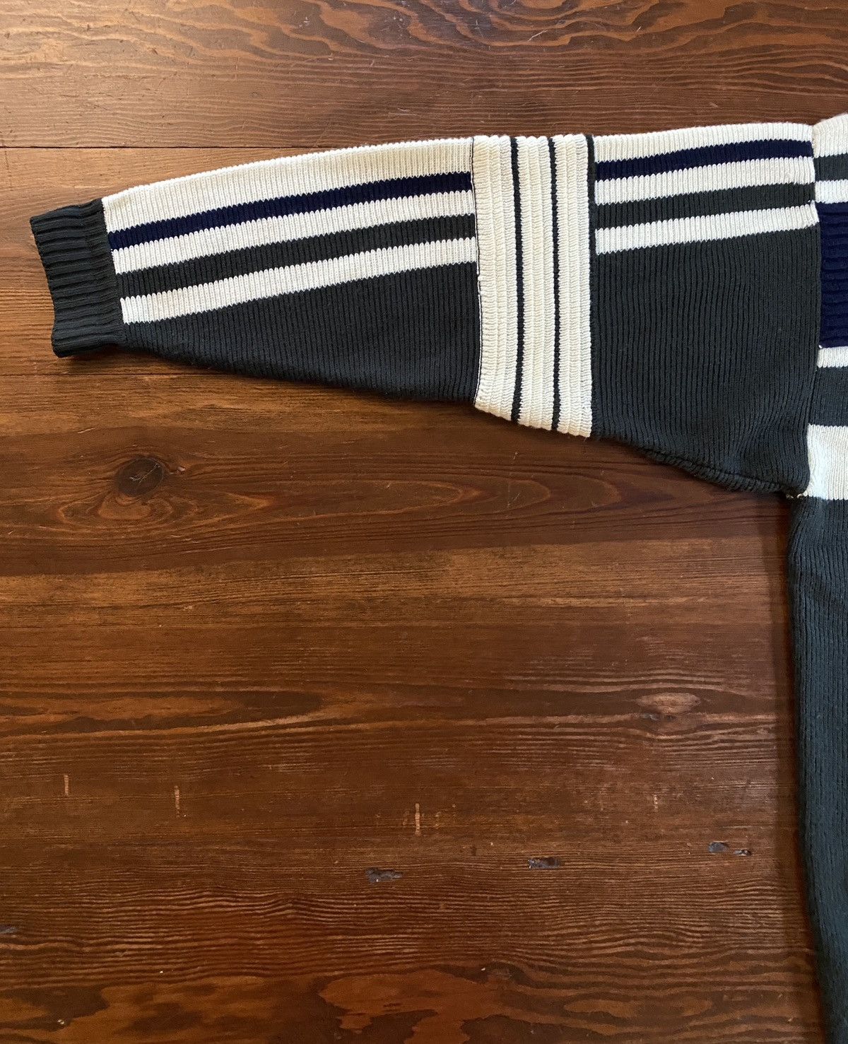 Polo Ralph Lauren Vintage 90’s Polo Ralph Lauren Sport Stripe Ribbed Sweater Size US XXL / EU 58 / 5 - 8 Thumbnail