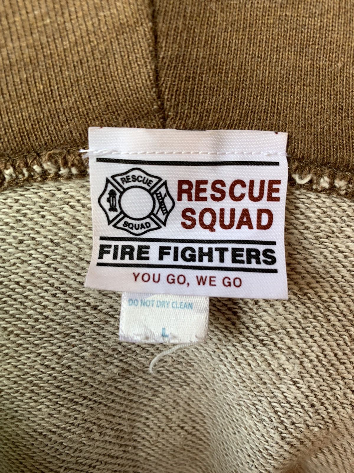 Vintage Vintage Rescue Squad Fire Fighters Sweater Hoodie/Size L Size US L / EU 52-54 / 3 - 6 Thumbnail