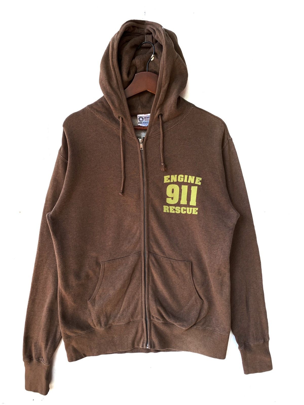 Vintage Vintage Rescue Squad Fire Fighters Sweater Hoodie/Size L Size US L / EU 52-54 / 3 - 1 Thumbnail