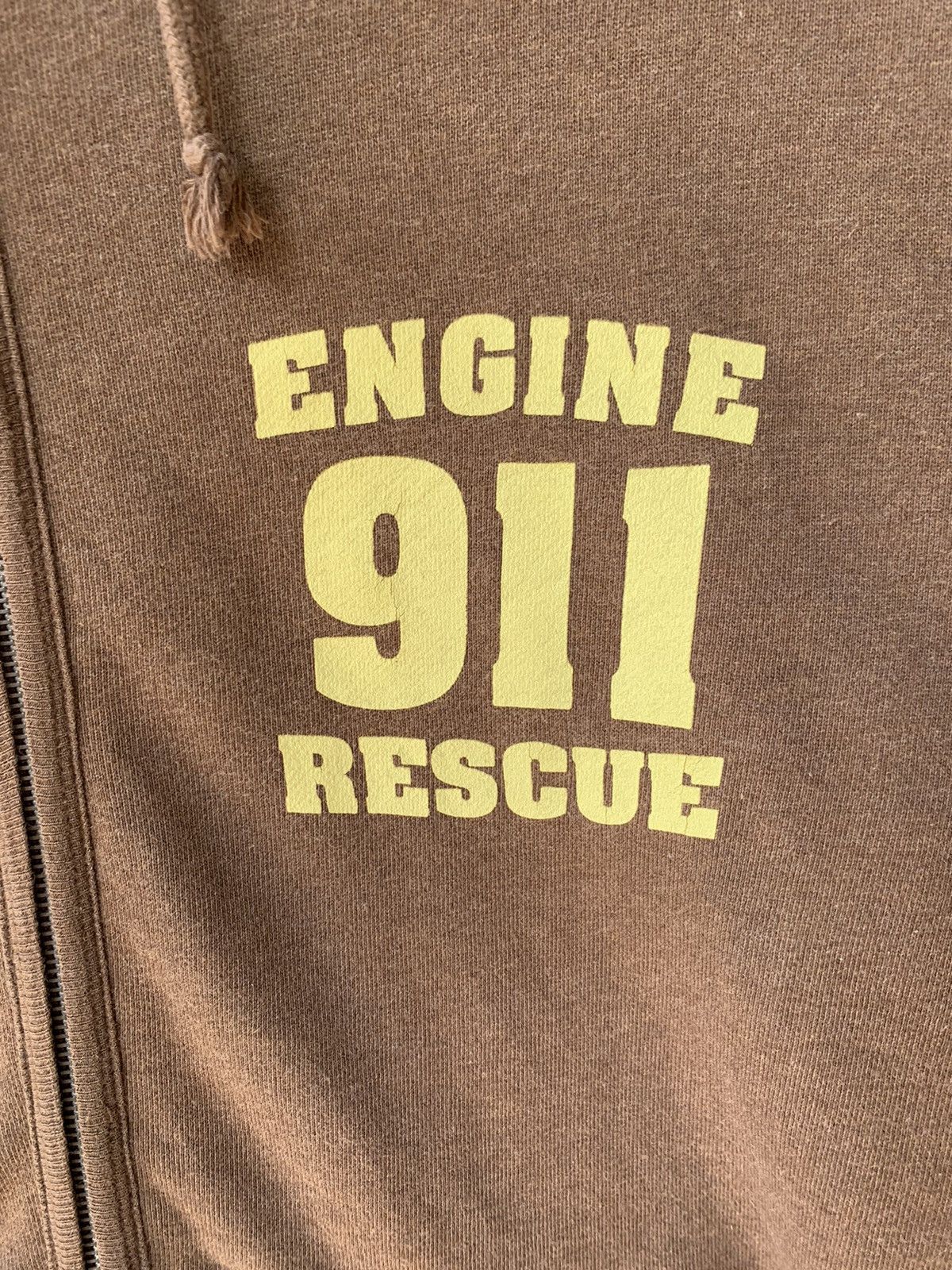 Vintage Vintage Rescue Squad Fire Fighters Sweater Hoodie/Size L Size US L / EU 52-54 / 3 - 3 Thumbnail