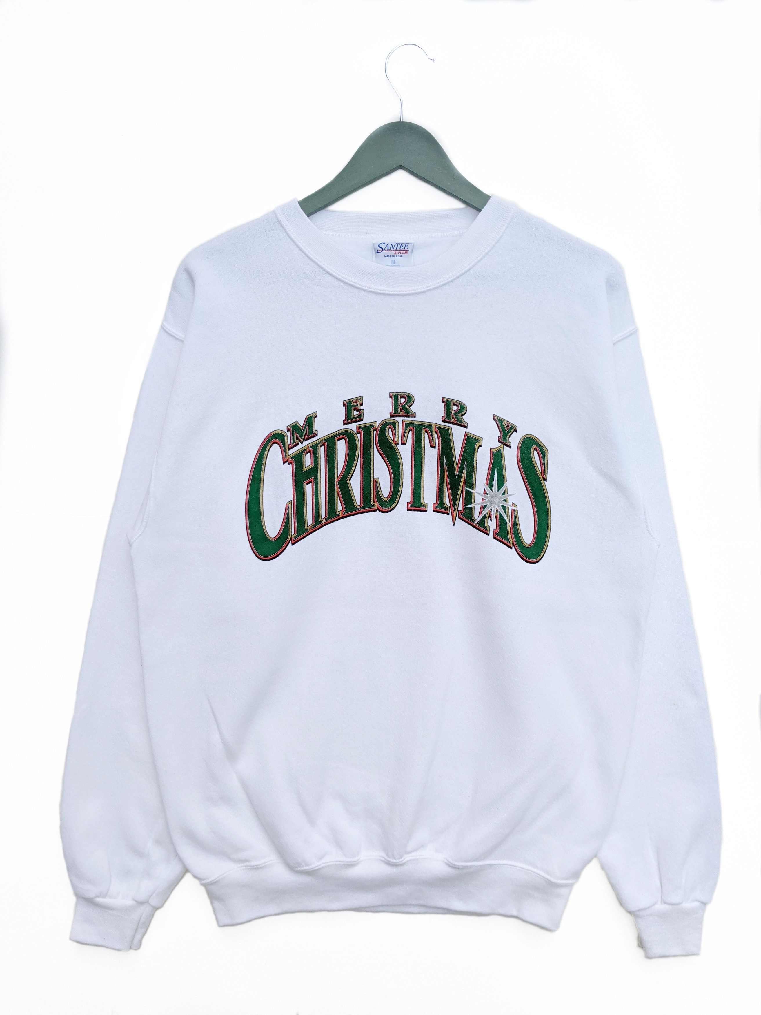 Vintage Santee 90s Merry Christmas Sweatshirt