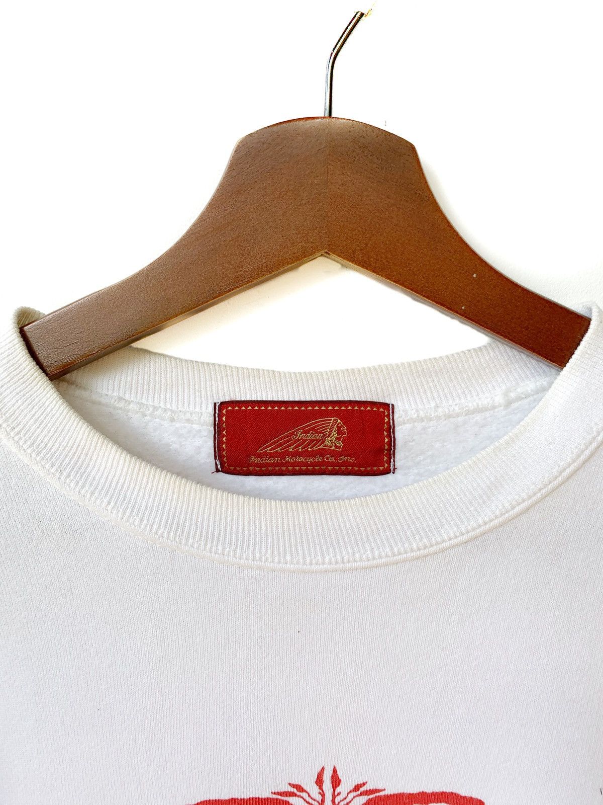 Indian Motorcycle × Vintage Vintage indian Motorcycle Sweatshirt/White Colour Size US M / EU 48-50 / 2 - 5 Thumbnail