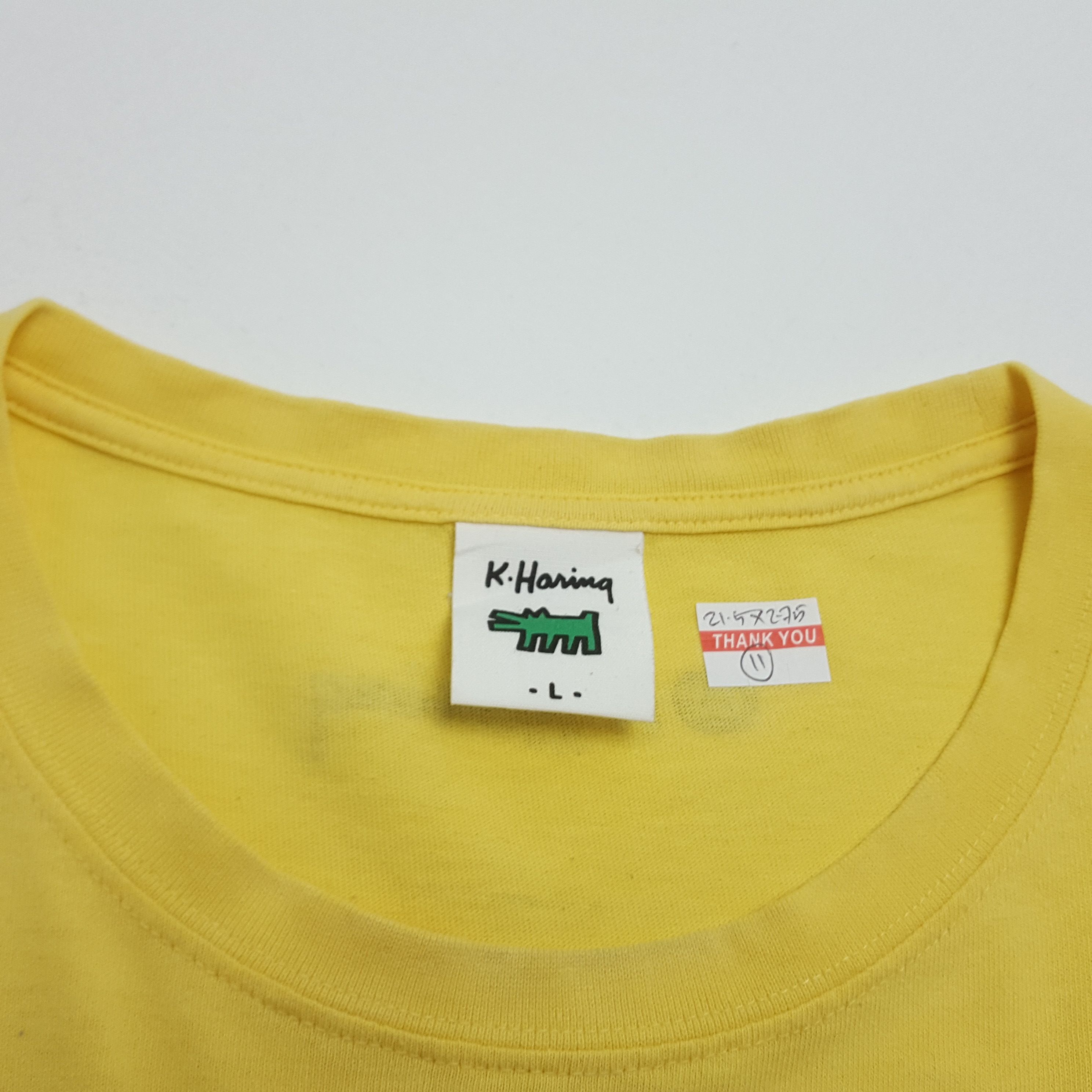 Japanese Brand × Vintage Vintage KEITH HARING RESIST K.Haring 88 Design t-shirt Size US L / EU 52-54 / 3 - 2 Thumbnail