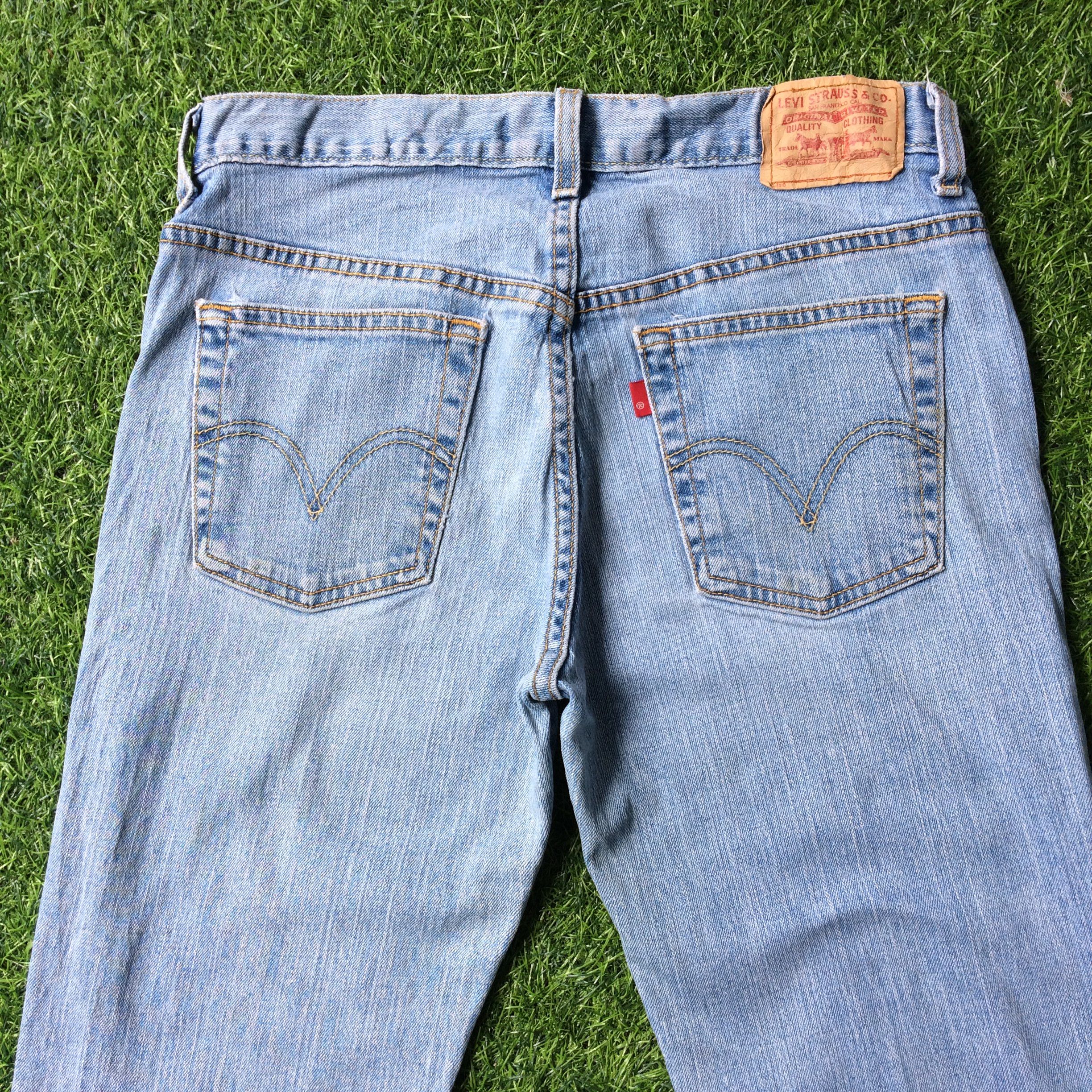 Levi's × Vintage Levis 505 Light Wash Stretch Jeans #B-524 Size US 31 - 4 Thumbnail