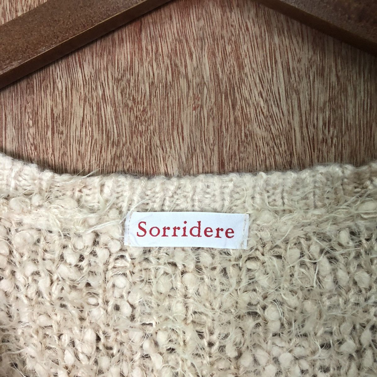 Homespun Knitwear DL Sorridere Pink Shag Shaggy Fur Mohair Cardigan knit #6471 Size US M / EU 48-50 / 2 - 7 Thumbnail