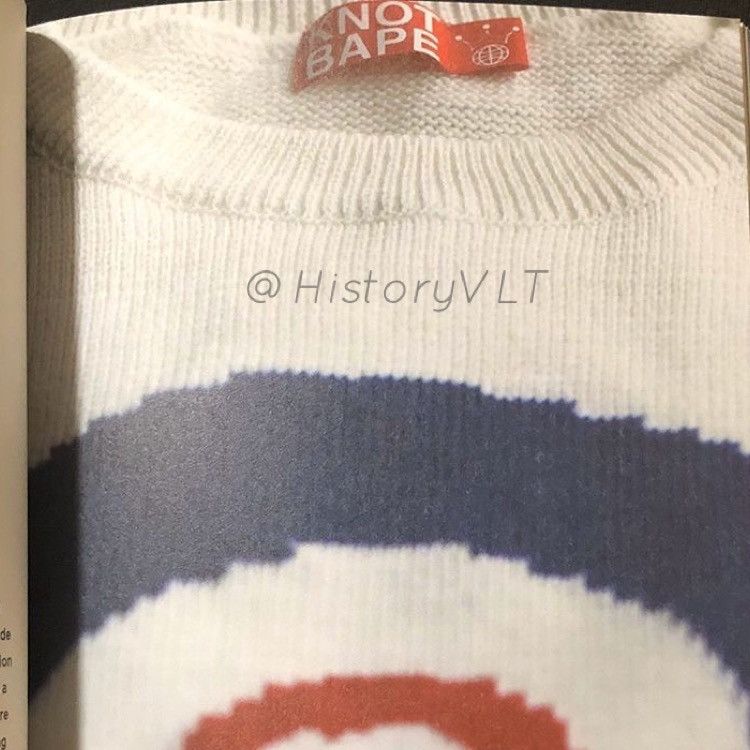 Bape 1998 BAPE x KNOT “Ape Face Bullseye” Knitted Sweater Size US L / EU 52-54 / 3 - 3 Thumbnail