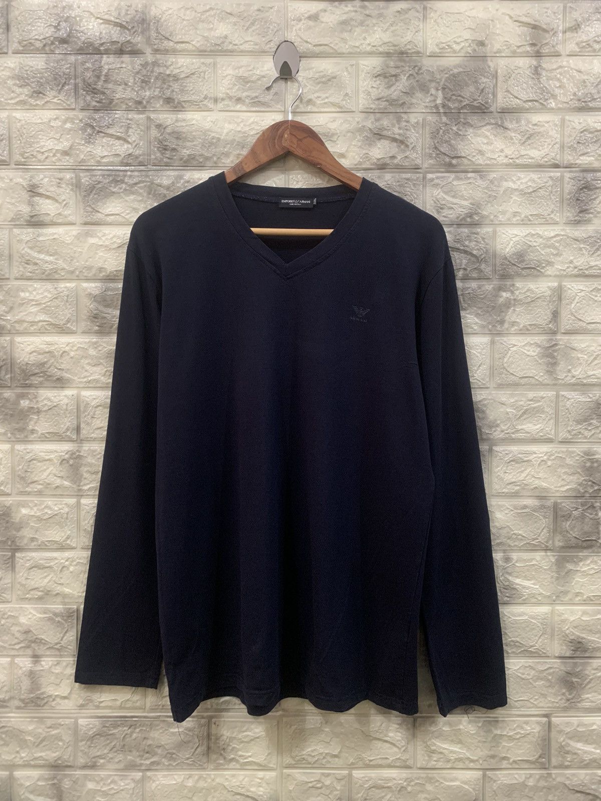 Emporio Armani Emporio Armani Made Italy plan shirt Size US XXL / EU 58 / 5 - 2 Thumbnail