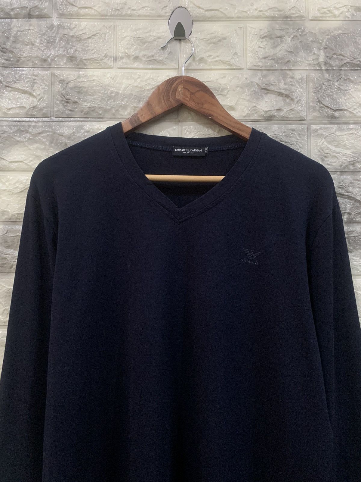 Emporio Armani Emporio Armani Made Italy plan shirt Size US XXL / EU 58 / 5 - 5 Thumbnail