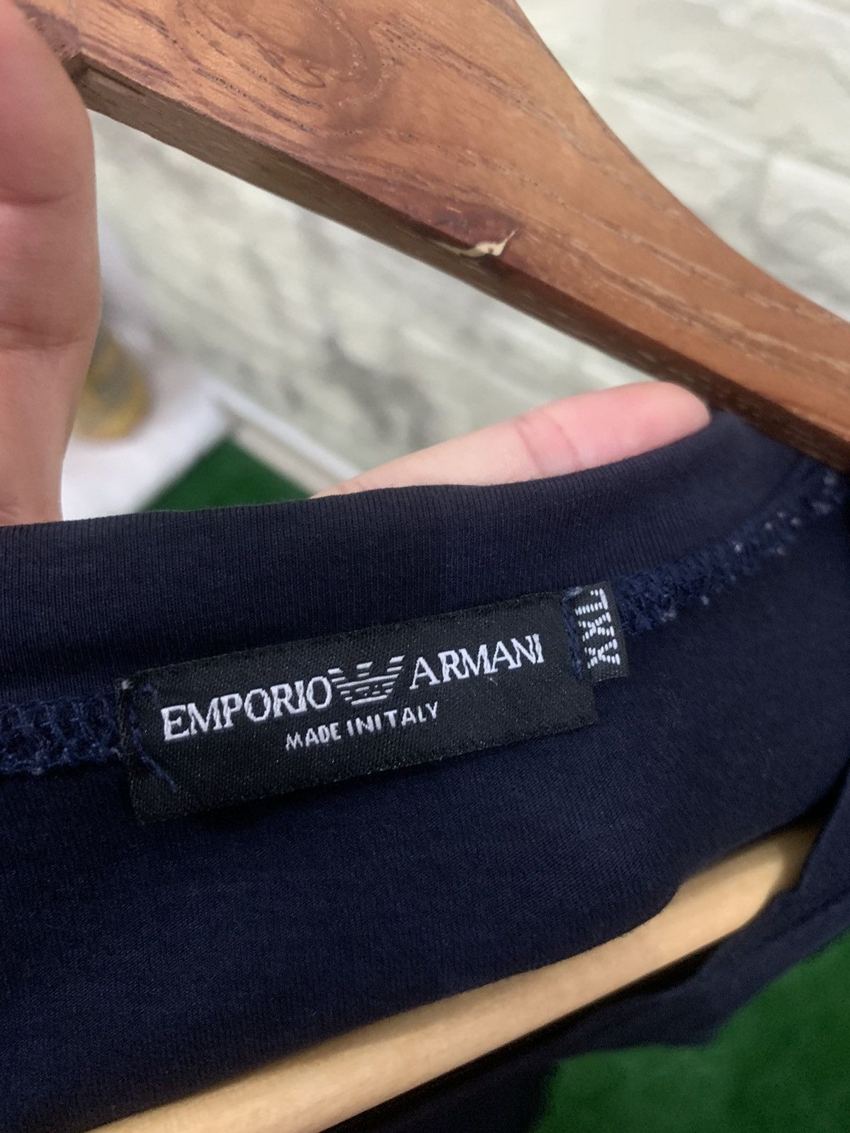 Emporio Armani Emporio Armani Made Italy plan shirt Size US XXL / EU 58 / 5 - 8 Thumbnail