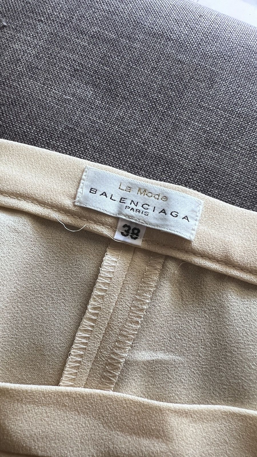 Balenciaga Vintage La Mode Balenciaga Polyester Pant Size 27" / US 4 / IT 40 - 4 Thumbnail