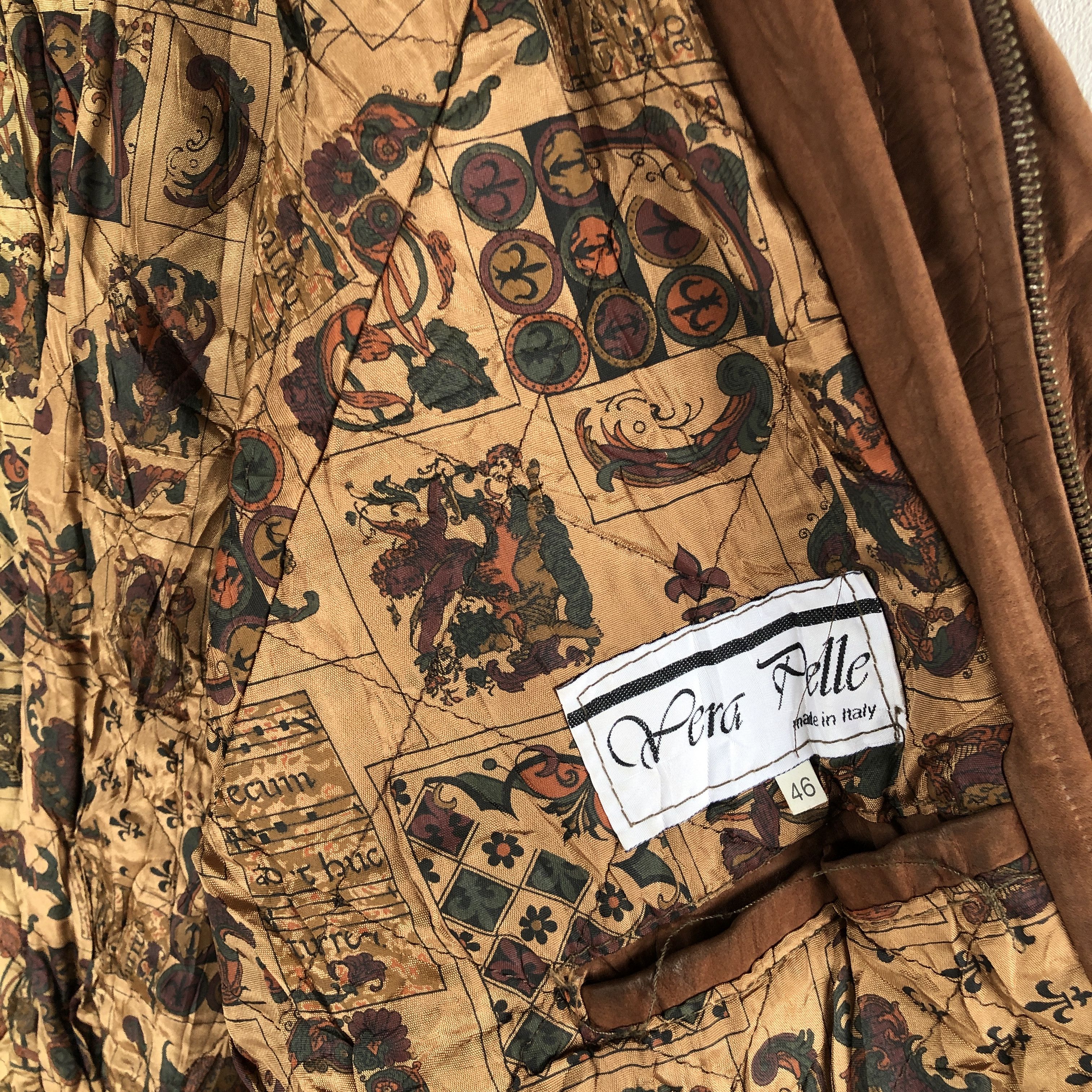Leather × Vera Pelle × Vintage Vintage Vera Pelle Leahter Jackets Italian Genuine Leather Size US L / EU 52-54 / 3 - 10 Thumbnail