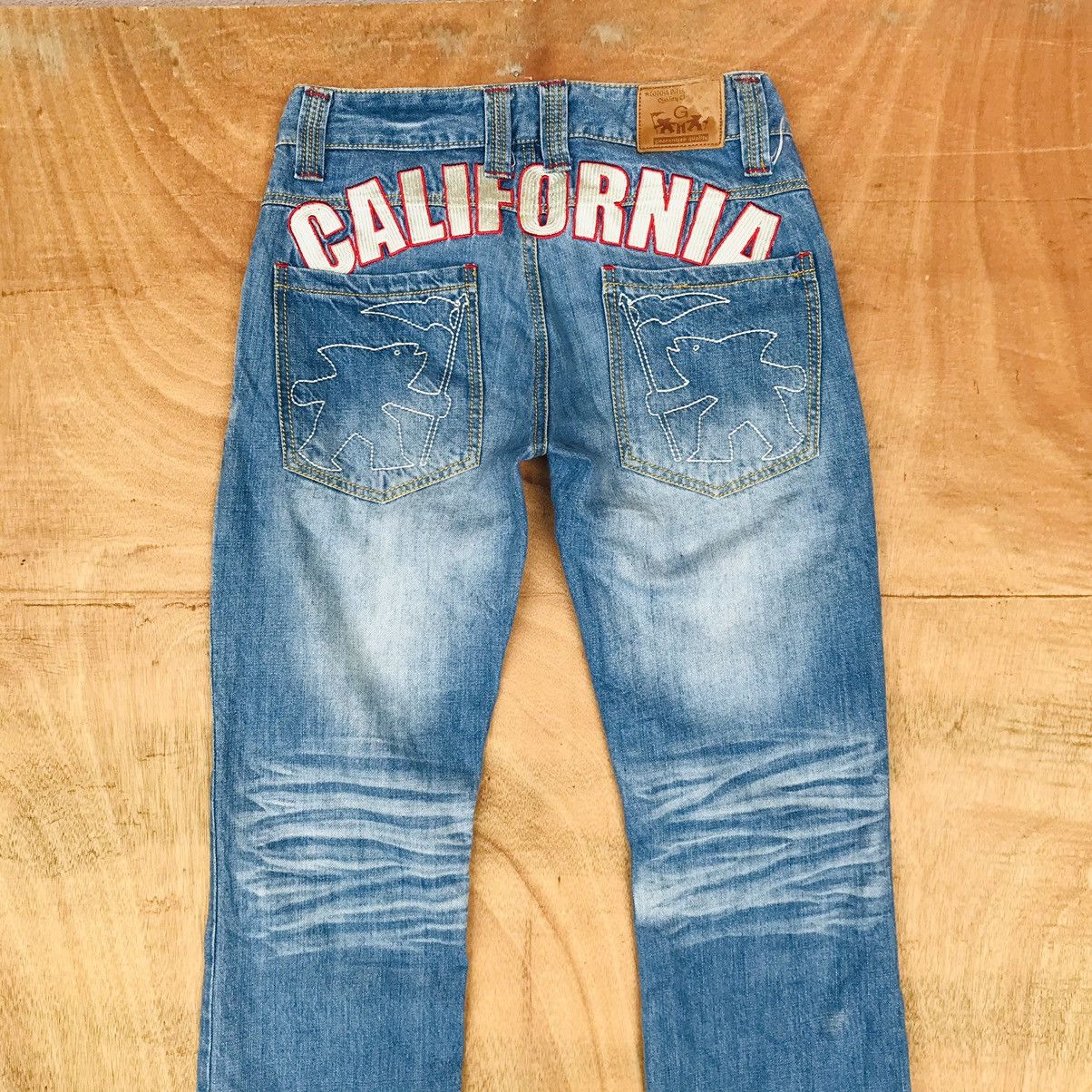 Gotcha Gotcha california surf embroidered denim blue wash Size US 30 / EU 46 - 10 Thumbnail