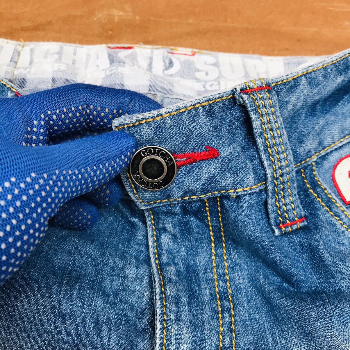 Gotcha Gotcha california surf embroidered denim blue wash Size US 30 / EU 46 - 7 Thumbnail