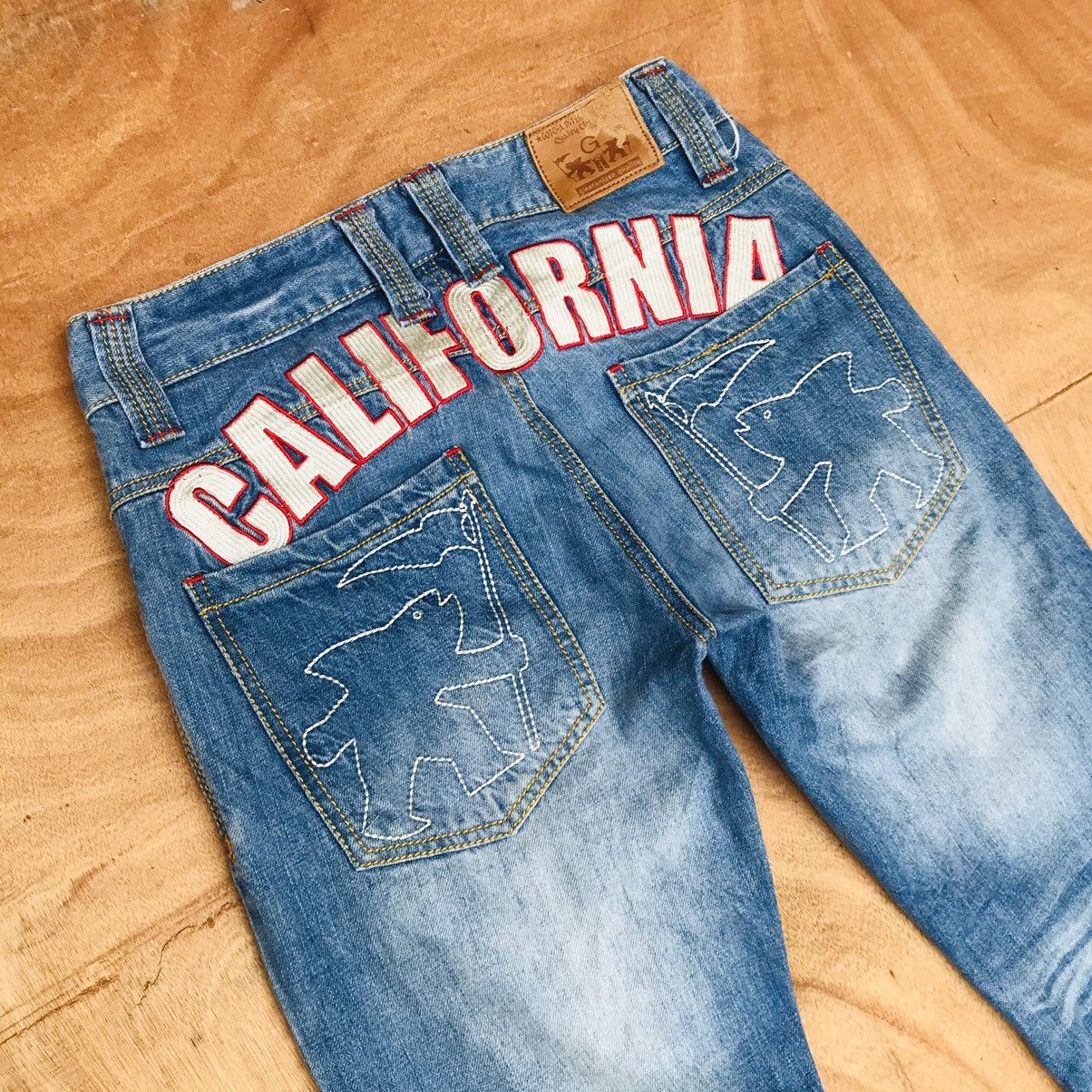 Gotcha Gotcha california surf embroidered denim blue wash Size US 30 / EU 46 - 12 Thumbnail