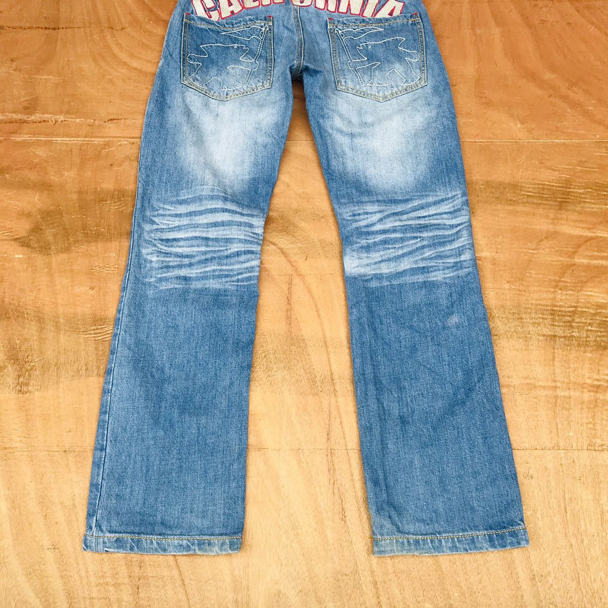 Gotcha Gotcha california surf embroidered denim blue wash Size US 30 / EU 46 - 9 Thumbnail
