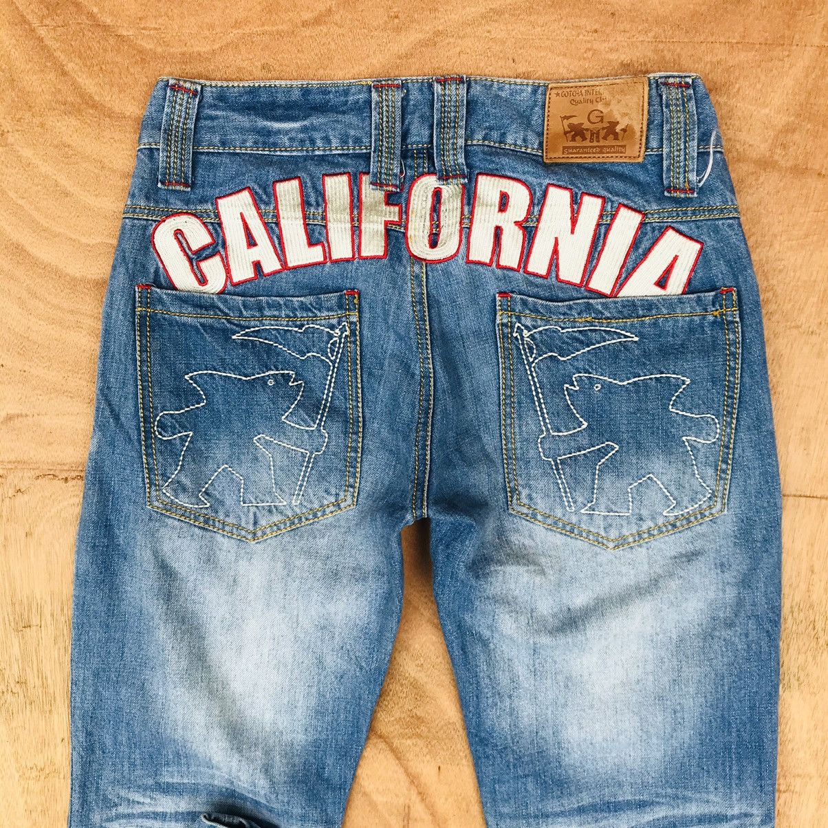 Gotcha Gotcha california surf embroidered denim blue wash Size US 30 / EU 46 - 11 Thumbnail