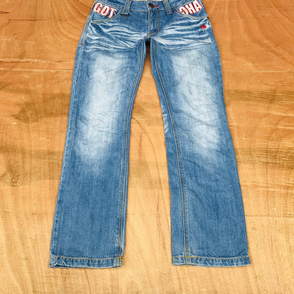 Gotcha Gotcha california surf embroidered denim blue wash Size US 30 / EU 46 - 3 Thumbnail