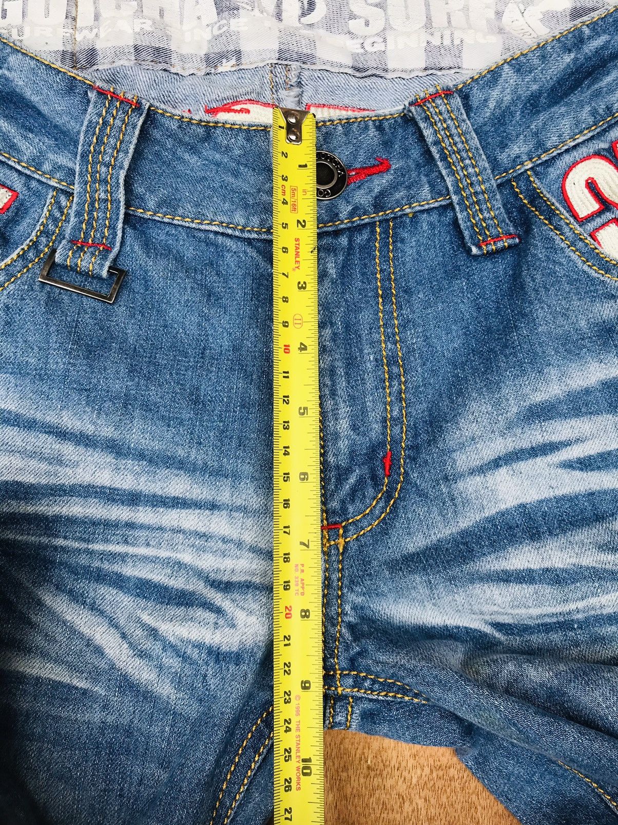 Gotcha Gotcha california surf embroidered denim blue wash Size US 30 / EU 46 - 14 Thumbnail