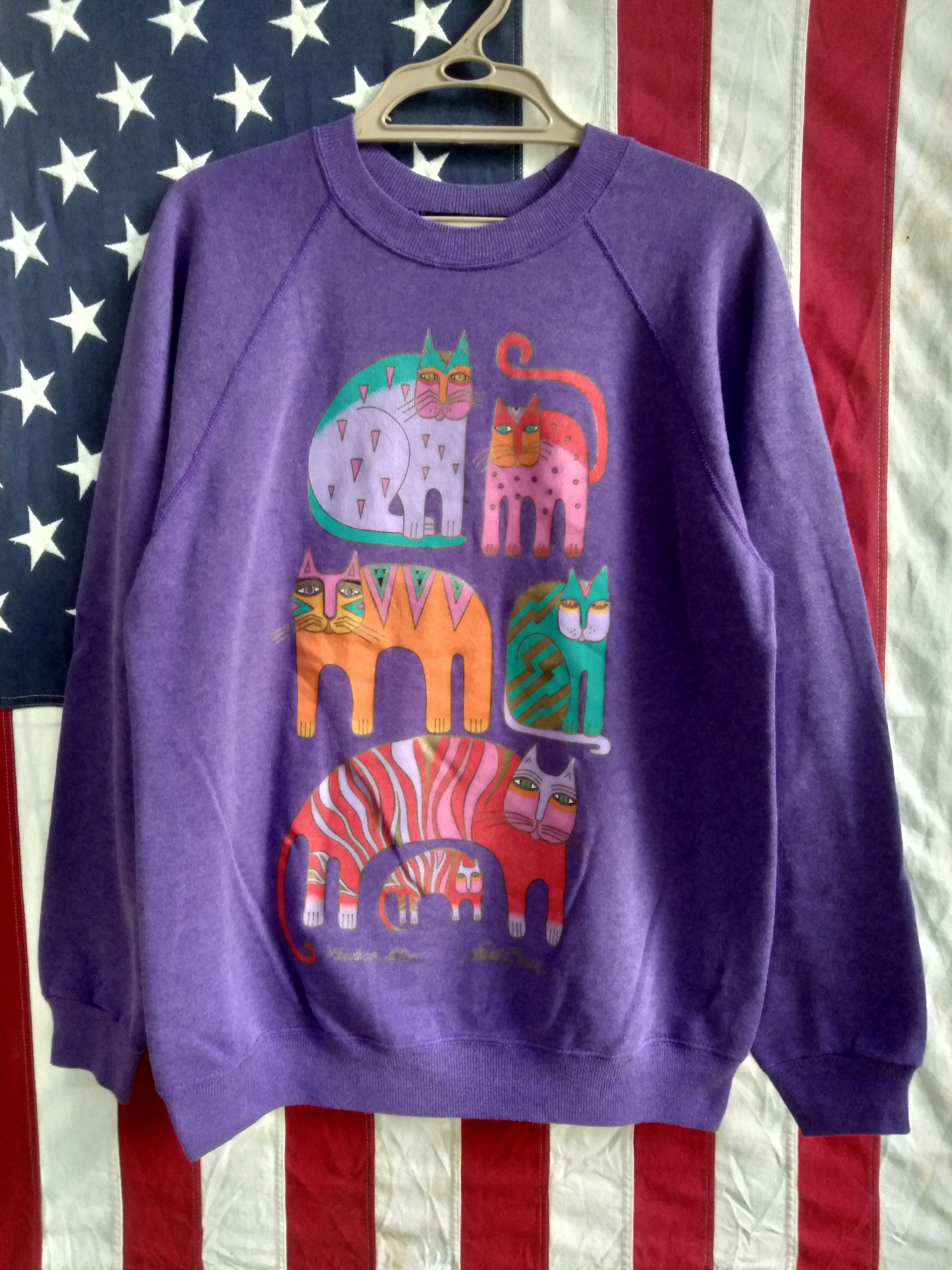 Other VINTAGE 90s SWEATSHIRT Size US L / EU 52-54 / 3 - 1 Thumbnail