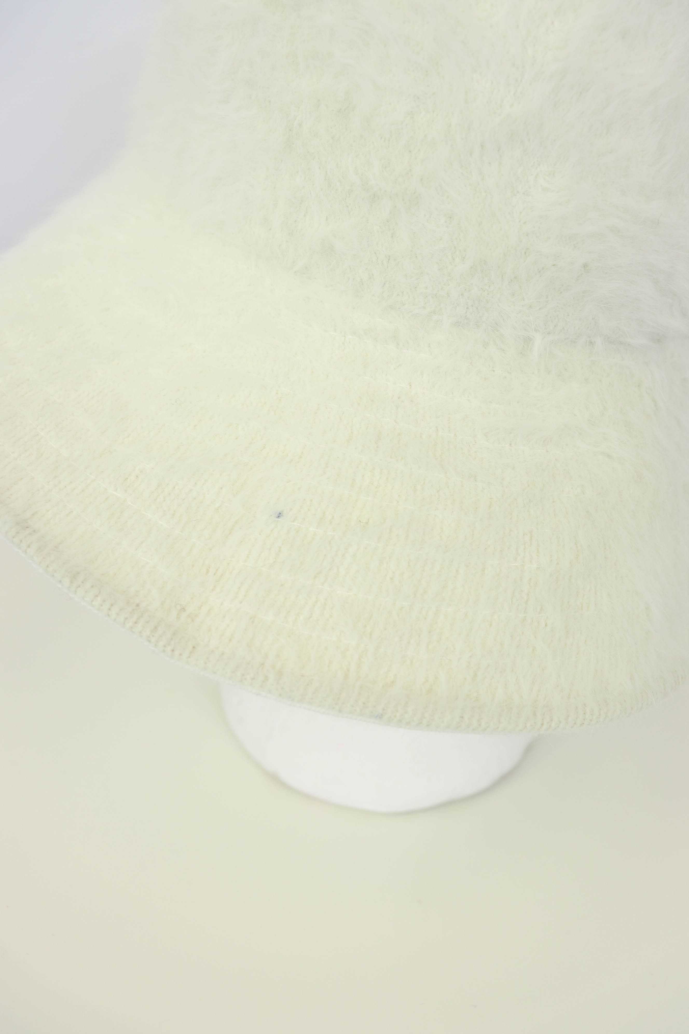 Kangol Kangol Vintage Furgora Diva Cream White Angora Bucket Hat Size ONE SIZE - 7 Thumbnail
