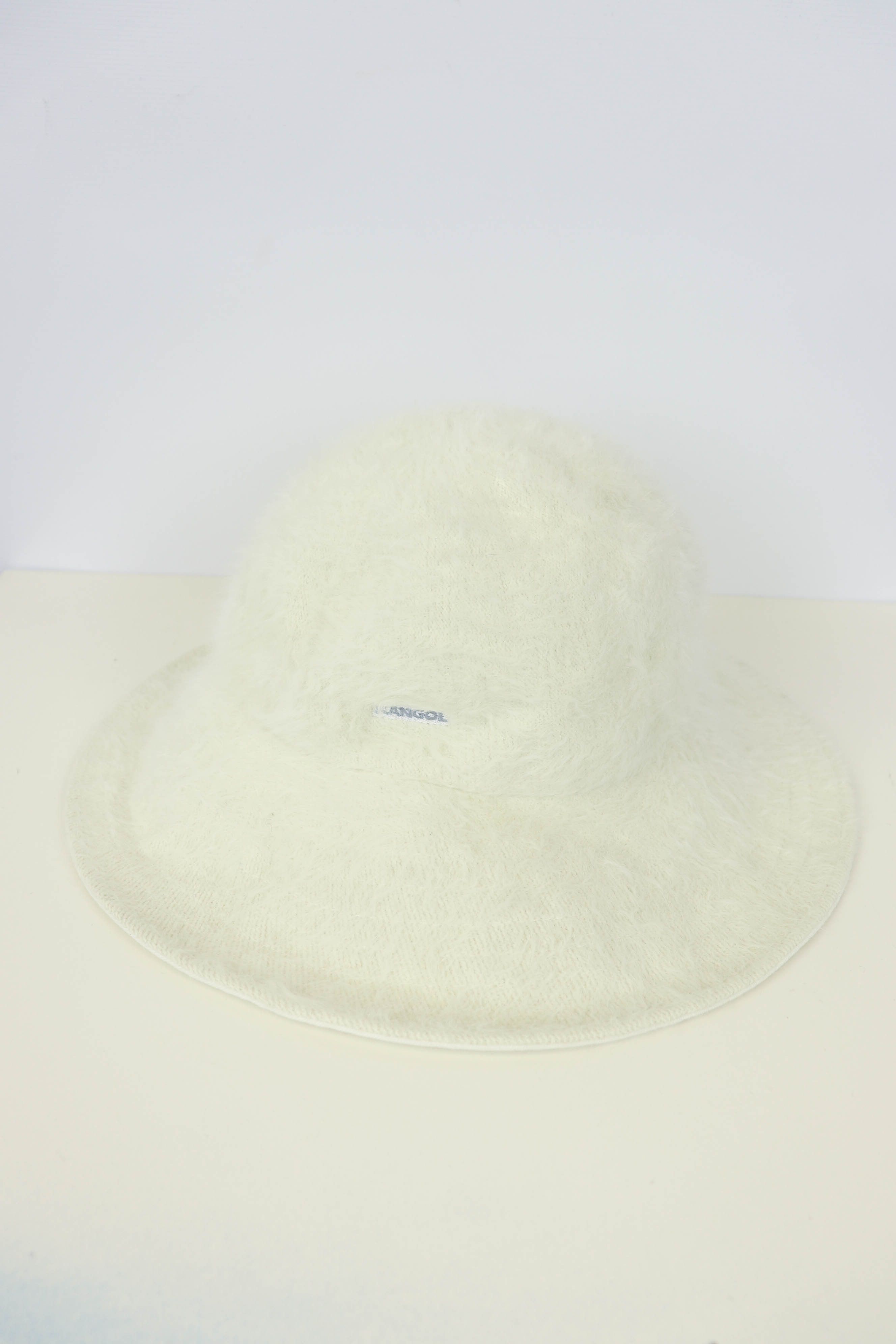 Kangol Kangol Vintage Furgora Diva Cream White Angora Bucket Hat Size ONE SIZE - 4 Thumbnail