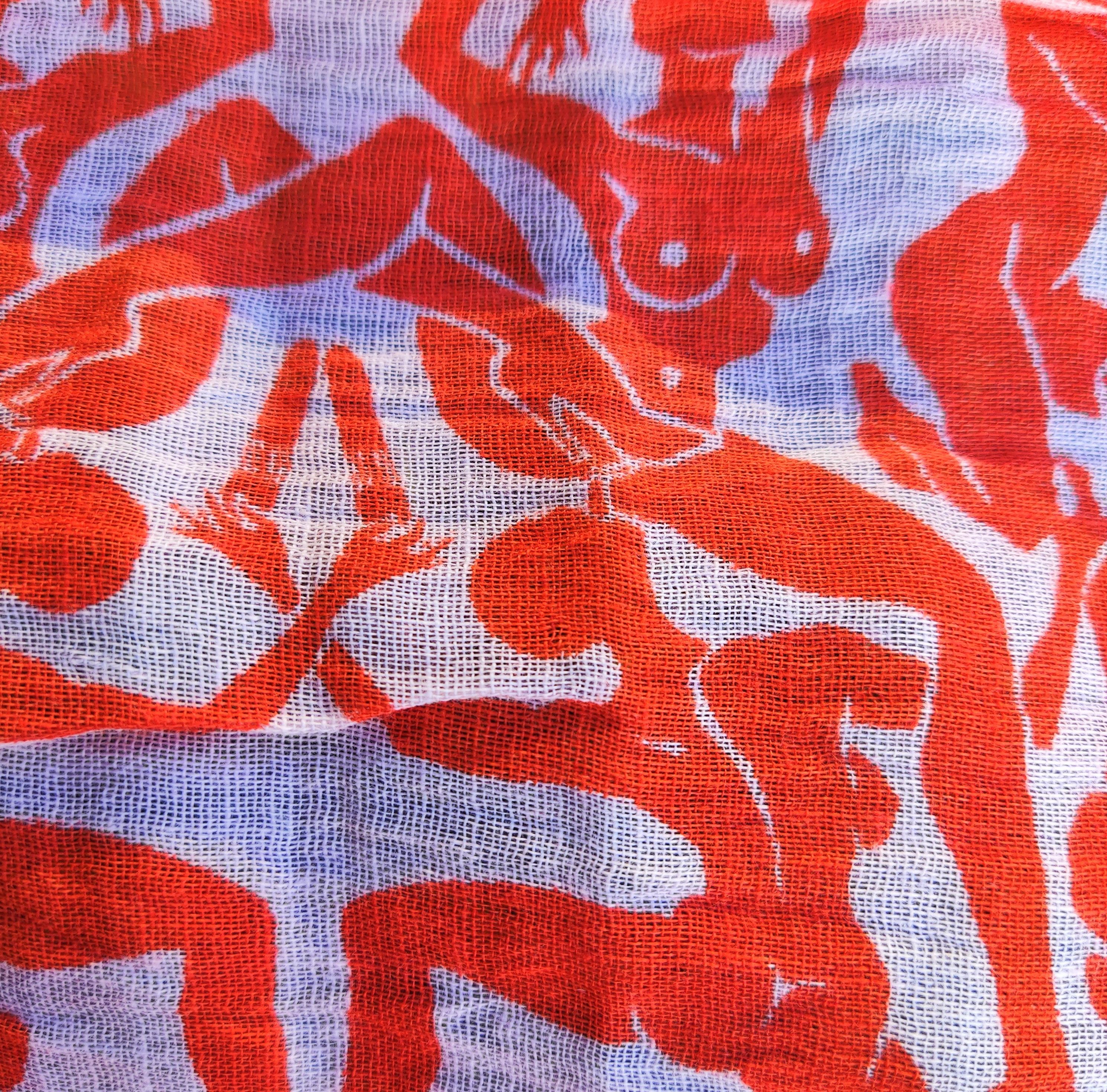 Jean Paul Gaultier Jean Paul Gaultier Porn Erotic Sex LGBTQ Scarf Top Shirt Size M / US 6-8 / IT 42-44 - 21 Thumbnail