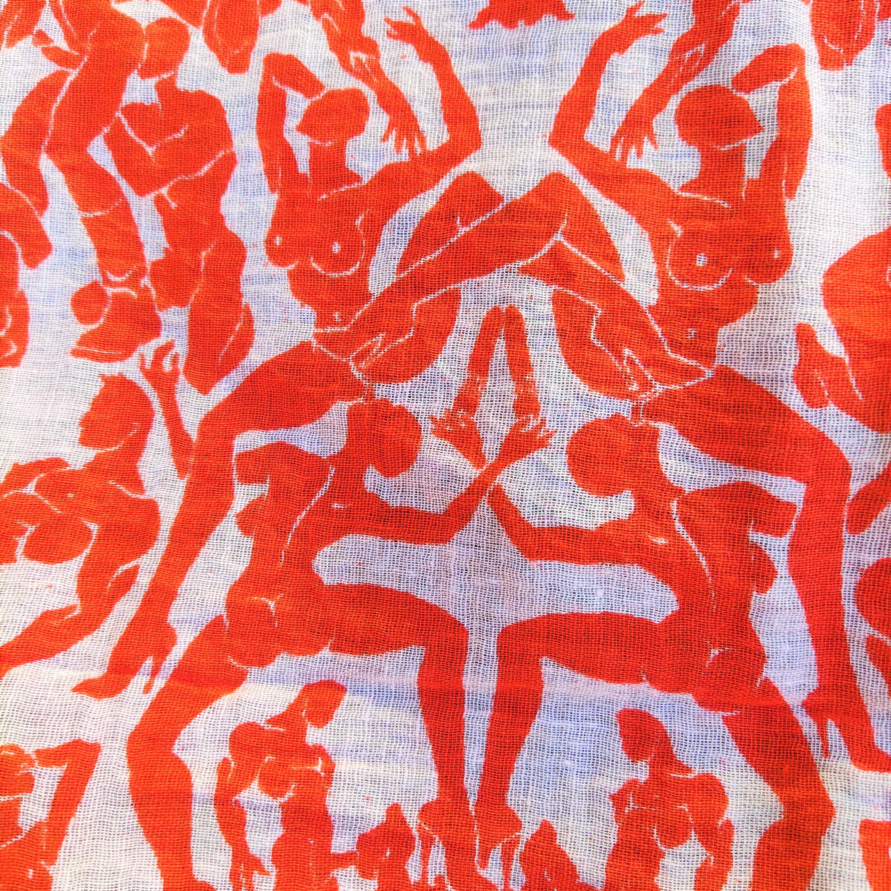 Jean Paul Gaultier Jean Paul Gaultier Porn Erotic Sex LGBTQ Scarf Top Shirt Size M / US 6-8 / IT 42-44 - 16 Thumbnail