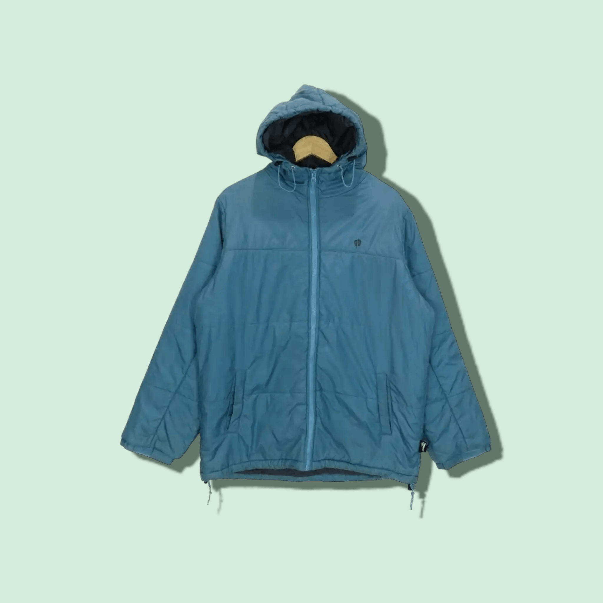 Hang Ten × Vintage Vintage 90's HANG TEN Winter Snow Puffer Jacket Hoodie Size US L / EU 52-54 / 3 - 1 Thumbnail