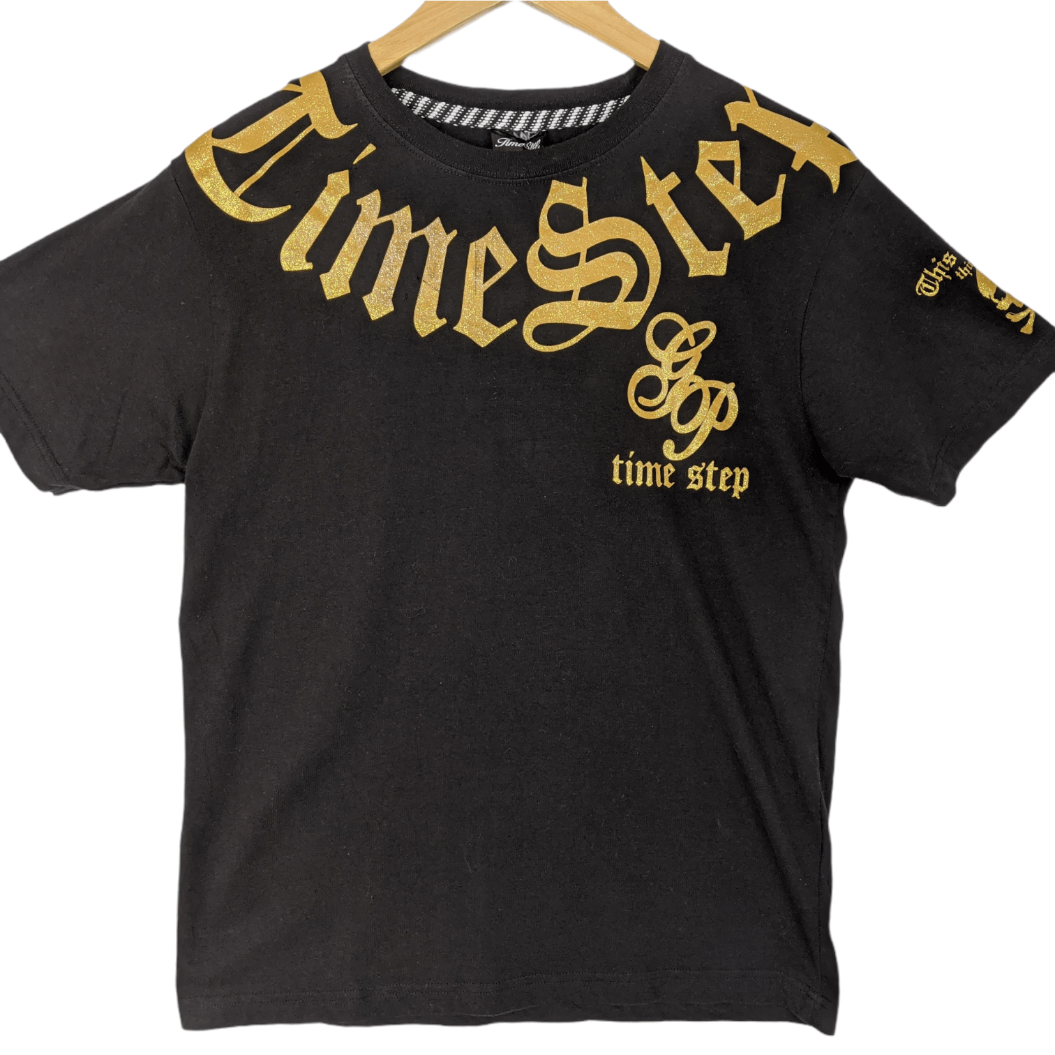 Japanese Brand TIME STEP Skull Skeleton Motorcycle Gang Big Logo T-Shirt Size US M / EU 48-50 / 2 - 7 Thumbnail