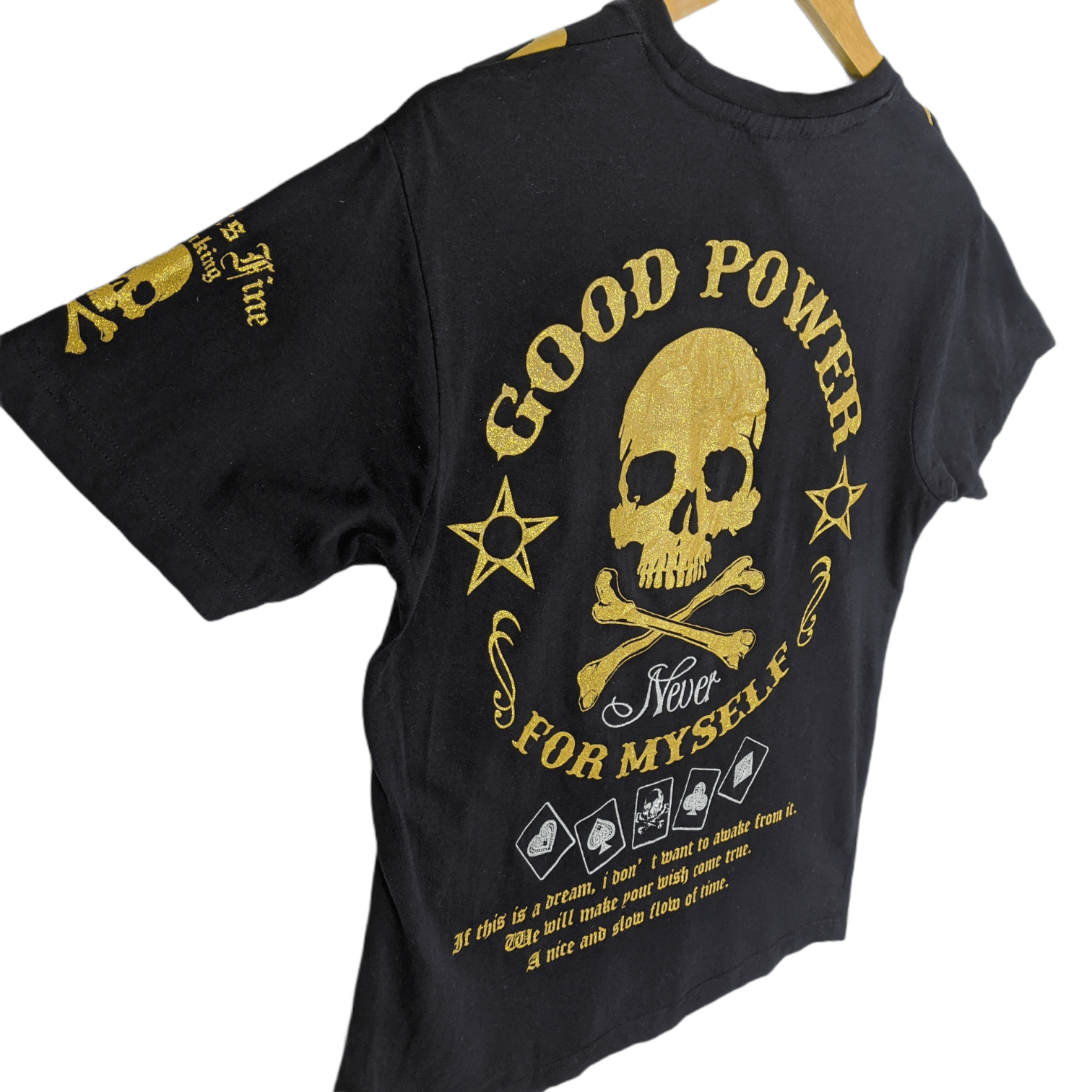 Japanese Brand TIME STEP Skull Skeleton Motorcycle Gang Big Logo T-Shirt Size US M / EU 48-50 / 2 - 4 Thumbnail