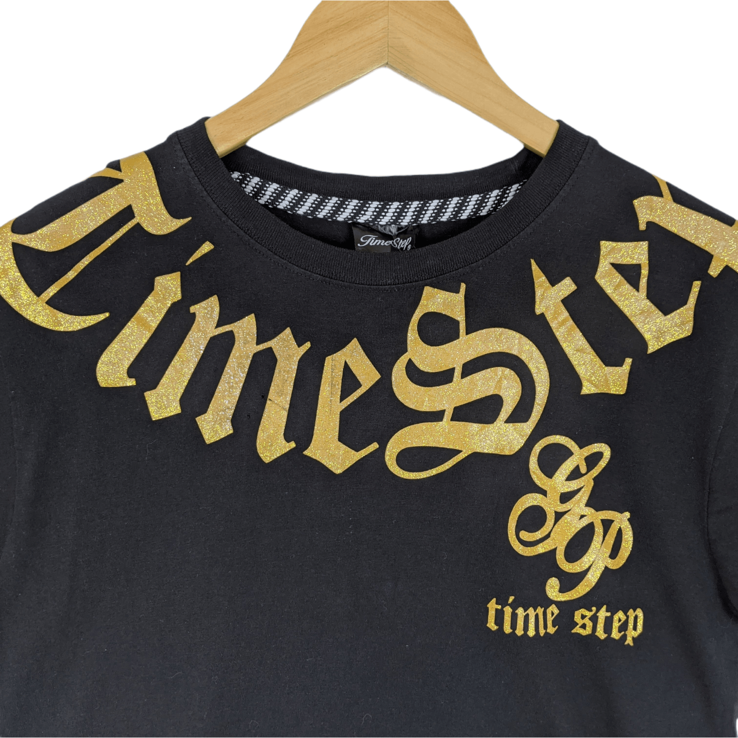 Japanese Brand TIME STEP Skull Skeleton Motorcycle Gang Big Logo T-Shirt Size US M / EU 48-50 / 2 - 8 Thumbnail