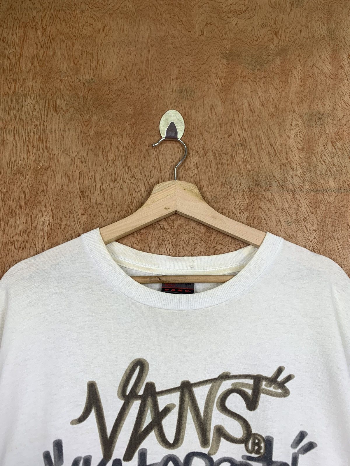 Vans Vintage Vans Skateboard white Tshirt Size US M / EU 48-50 / 2 - 6 Thumbnail