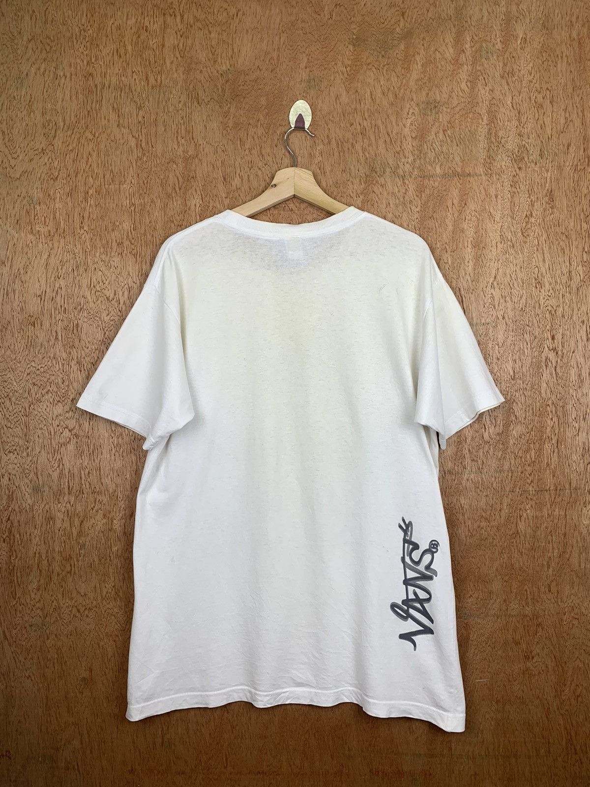Vans Vintage Vans Skateboard white Tshirt Size US M / EU 48-50 / 2 - 4 Thumbnail