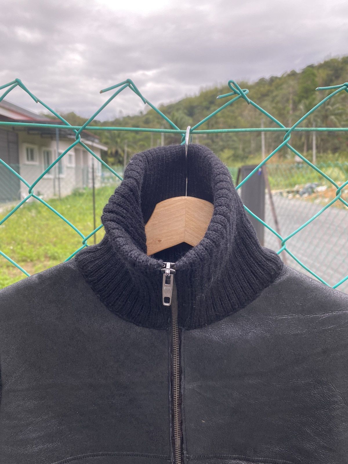 Designer × JOSEPH HOMME Joseph Homme Leather Cable Knit Jacket Size M / US 6-8 / IT 42-44 - 3 Thumbnail