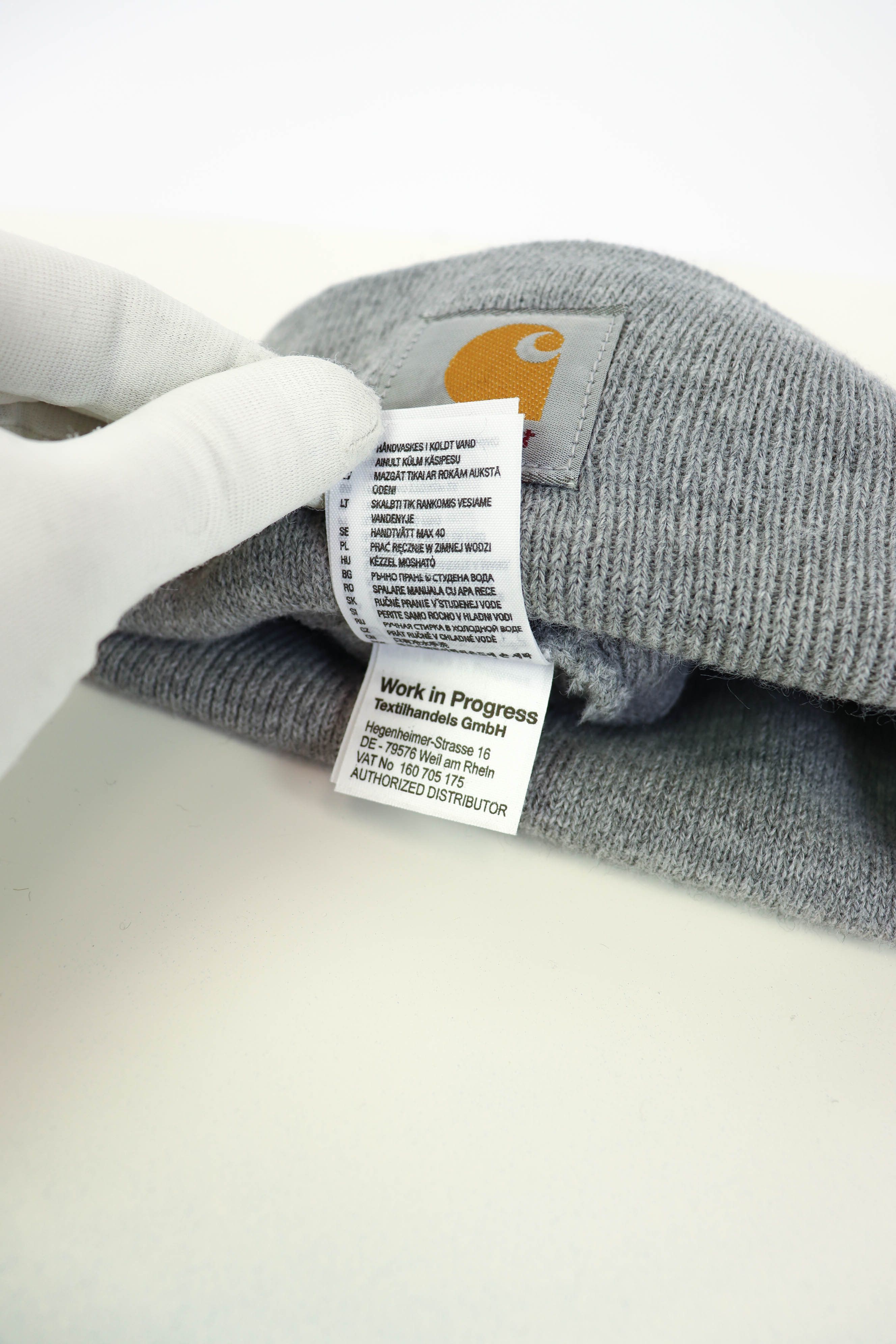 Carhartt Carhartt WIP Light Gray Acrylic Watch Beanie Hat Size ONE SIZE - 9 Thumbnail