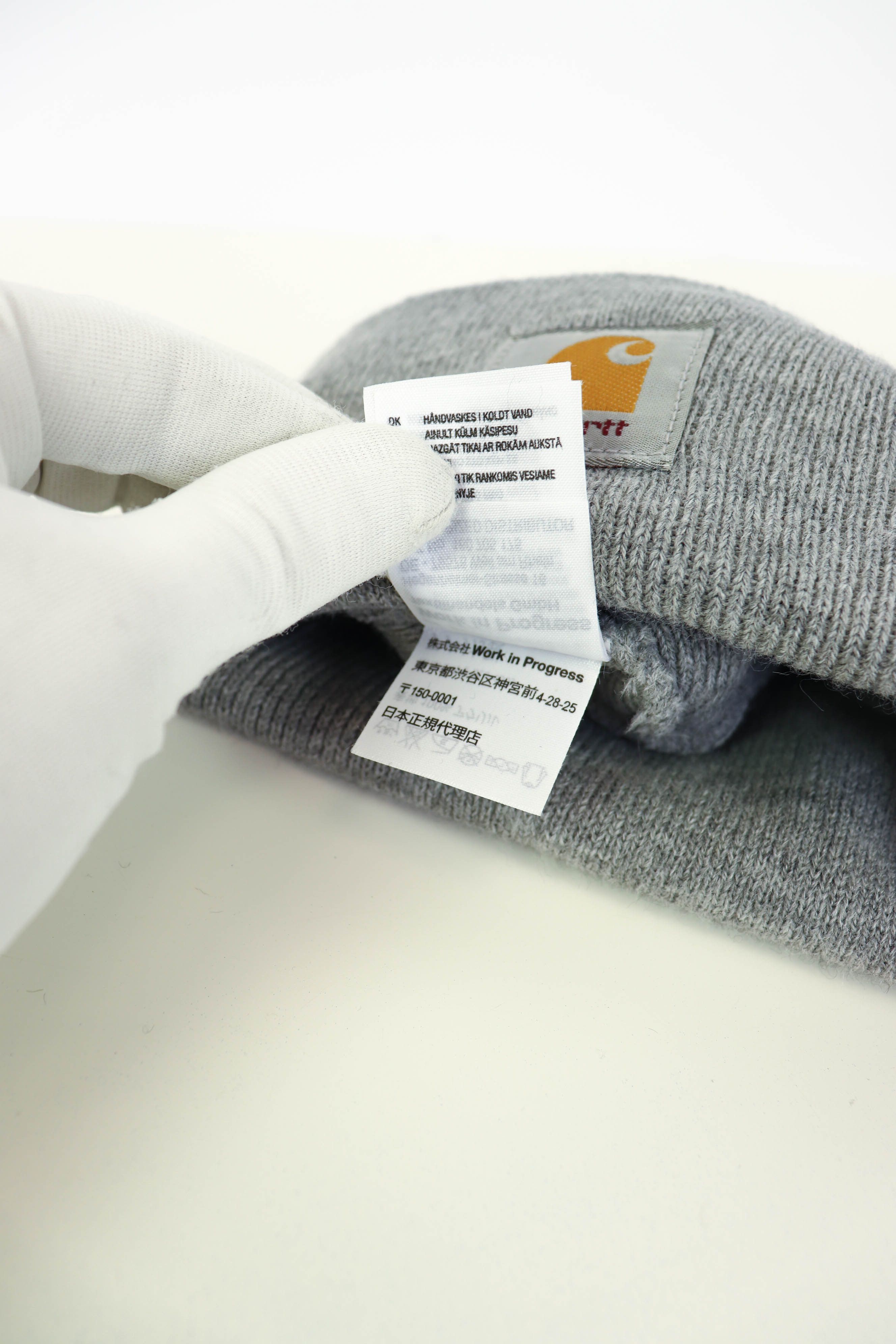 Carhartt Carhartt WIP Light Gray Acrylic Watch Beanie Hat Size ONE SIZE - 10 Thumbnail
