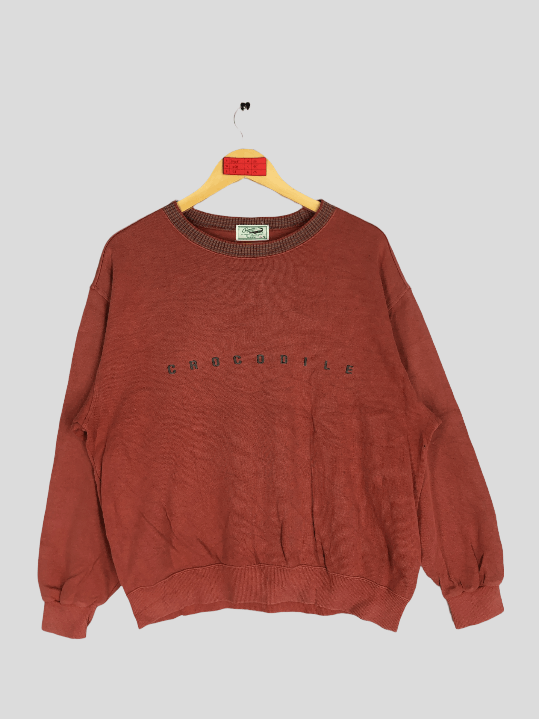 Vintage Crocodile Sweatshirt Crewneck Pullover