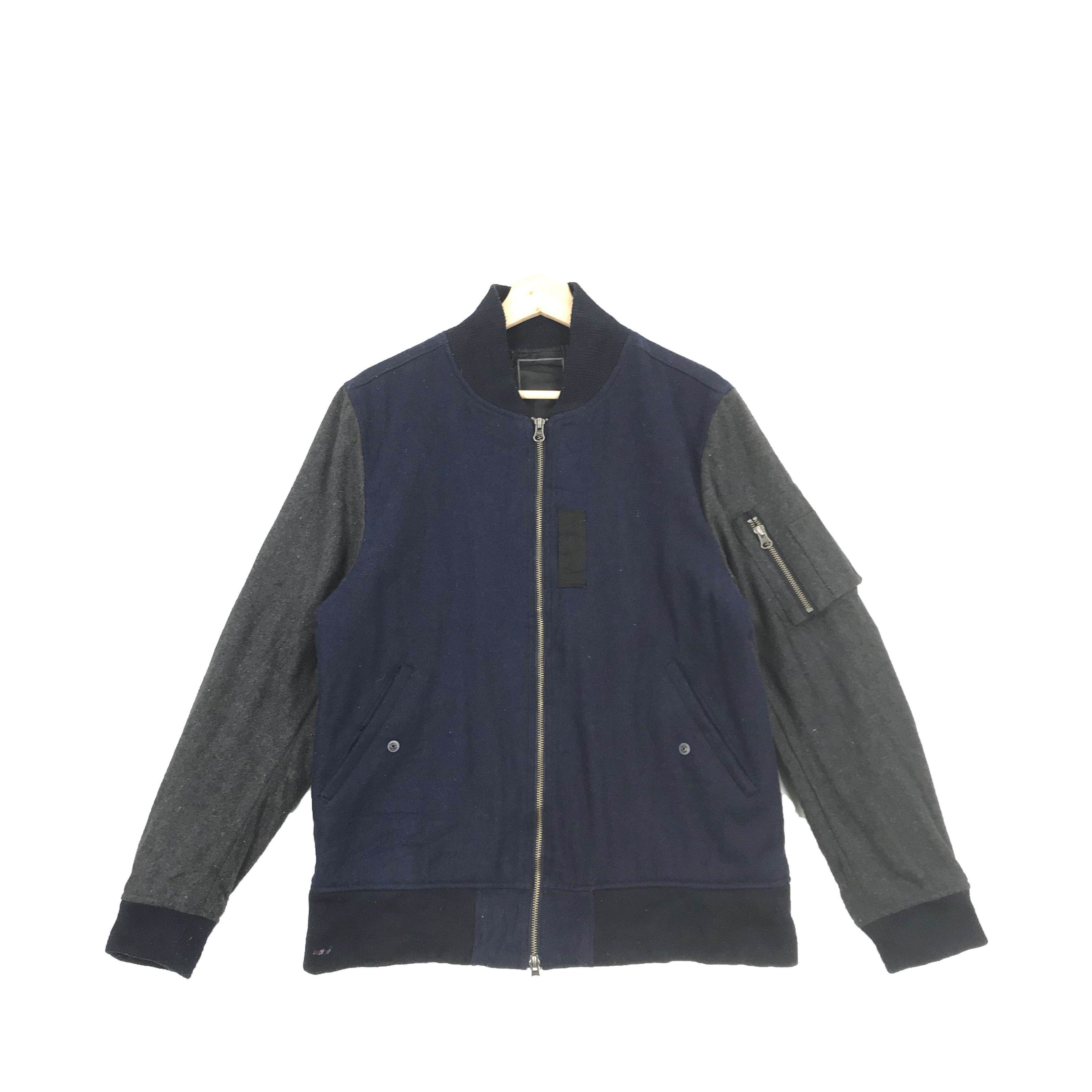 Japanese Brand × Vintage Tete Homme Wool Vintage Varsity Jacket Wool Bomber Jacket Size US M / EU 48-50 / 2 - 1 Thumbnail