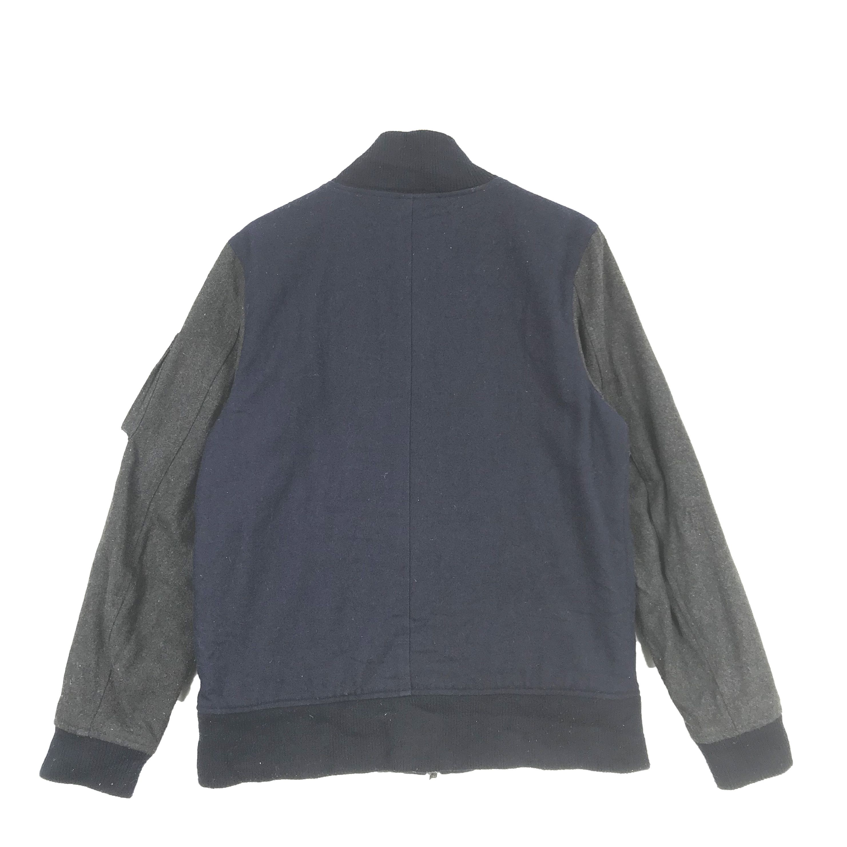 Japanese Brand × Vintage Tete Homme Wool Vintage Varsity Jacket Wool Bomber Jacket Size US M / EU 48-50 / 2 - 2 Thumbnail
