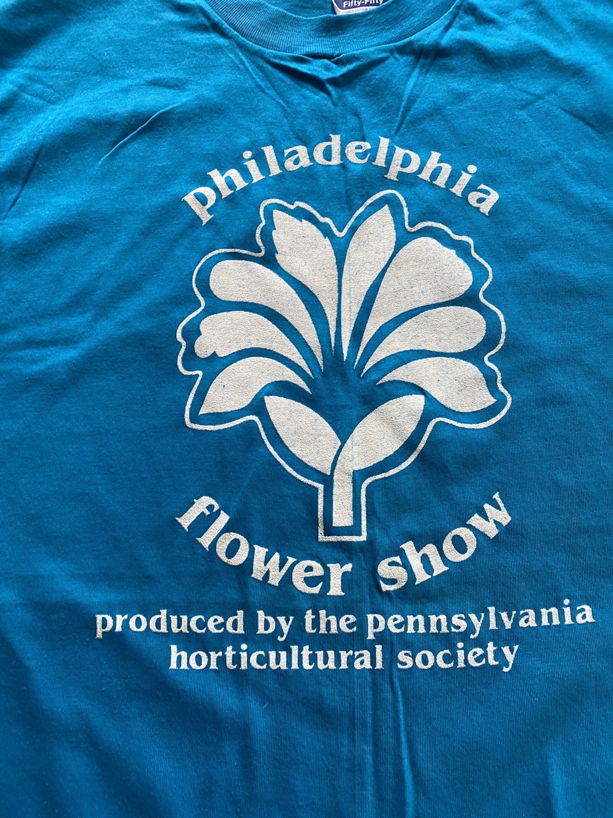 Hanes Vintage 80’s Philadelphia Flower Show Single Stitch Tee Size US L / EU 52-54 / 3 - 2 Thumbnail