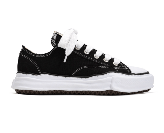 Maison MIHARA YASUHIRO MIHARA YASUHIRO PETERSON OG Sole Canvas Low-top black 43 Size US 10 / EU 43 - 13 Thumbnail