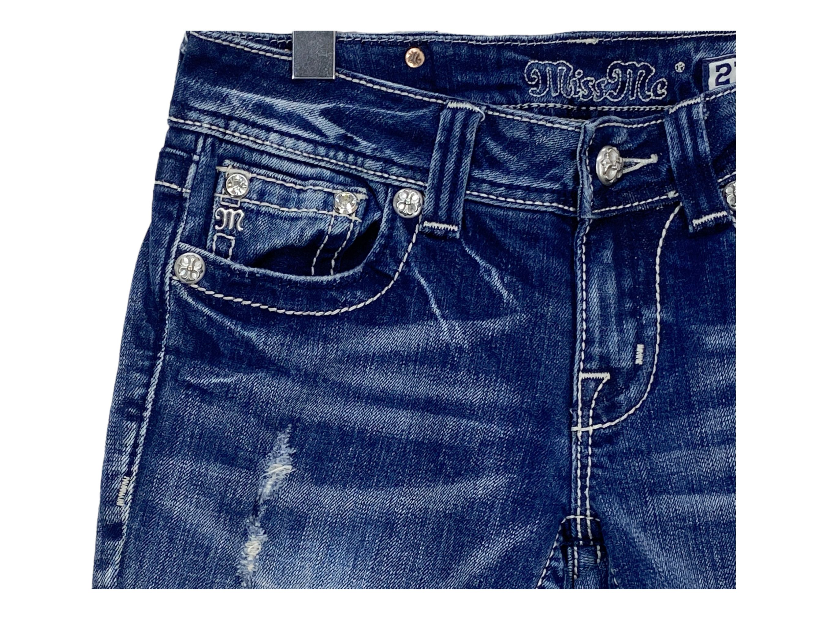 Miss Me Miss Me Jeans Flare Jeans Embellished Jeans Size 29" - 10 Thumbnail