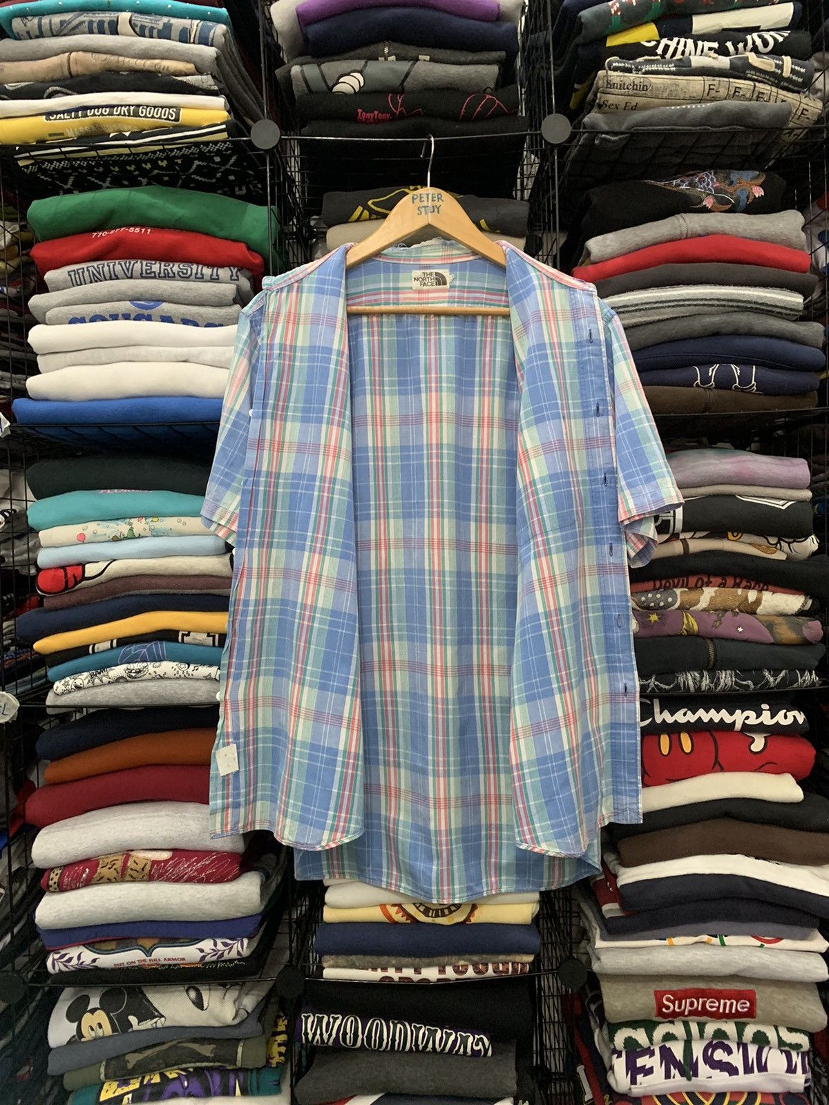 Flannel × The North Face × Vintage VINTAGE THE NORTH FACE WHITE LABEL FLANNEL SHIRT Size US L / EU 52-54 / 3 - 2 Thumbnail