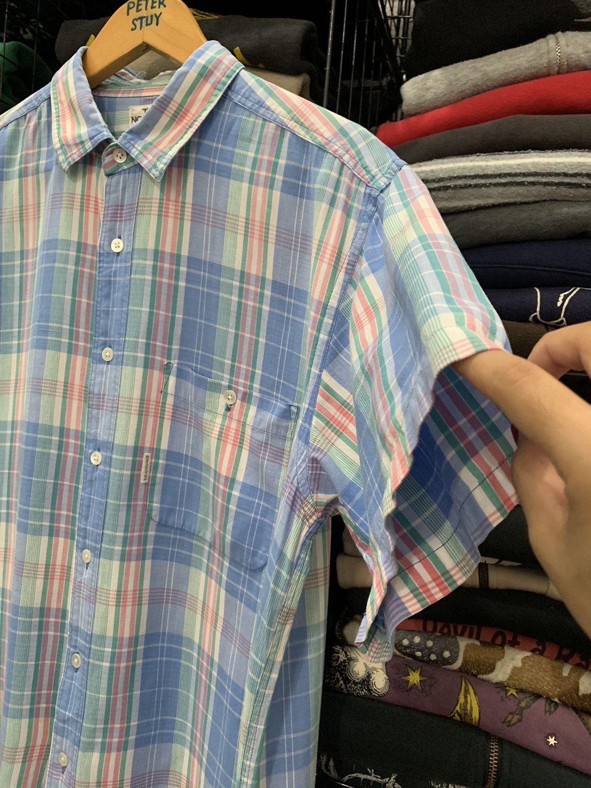 Flannel × The North Face × Vintage VINTAGE THE NORTH FACE WHITE LABEL FLANNEL SHIRT Size US L / EU 52-54 / 3 - 5 Thumbnail