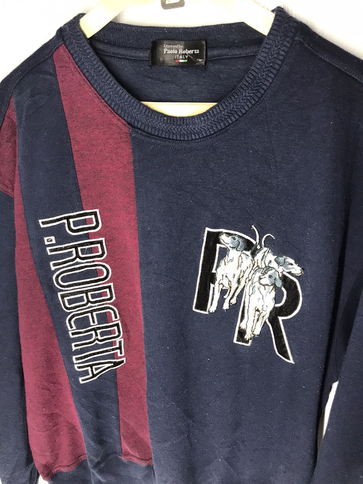 Other Paolo Roberta spellout crewneck sweatshirt Size US M / EU 48-50 / 2 - 3 Thumbnail