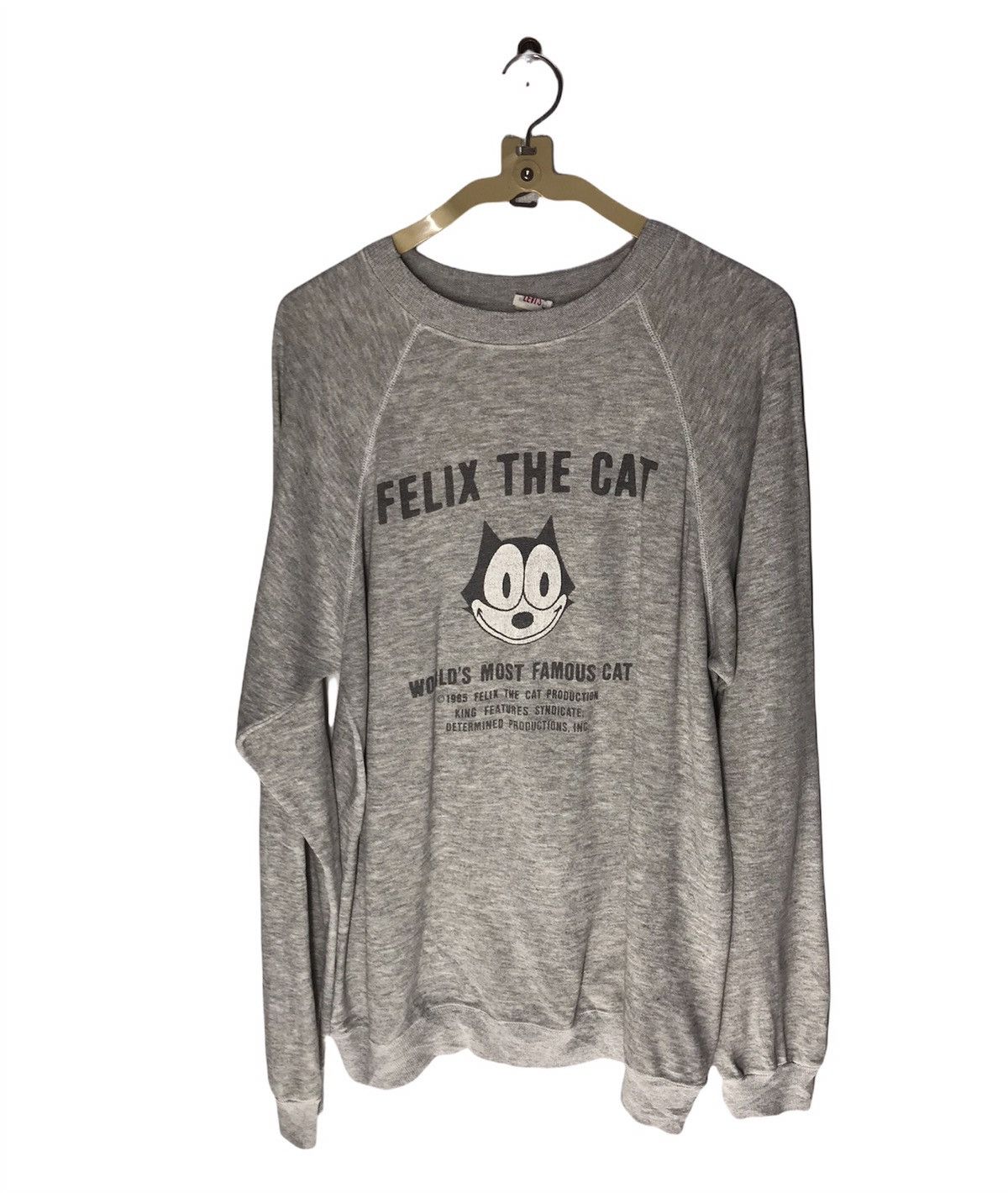 Cartoon Network × Levi's × Vintage Vintage distressed felixthecatxLevi’s sweatshirt crewneck Size US L / EU 52-54 / 3 - 1 Thumbnail