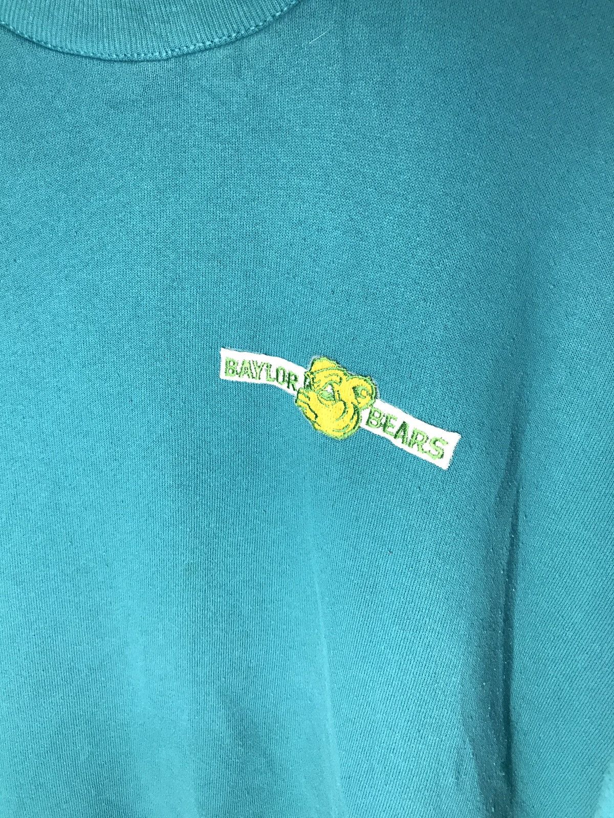 Fruit Of The Loom × Vintage Baylor bears short sleeve sweatshirt by fruit of the loom Size US L / EU 52-54 / 3 - 4 Thumbnail