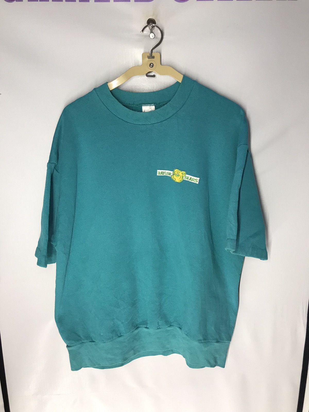 Fruit Of The Loom × Vintage Baylor bears short sleeve sweatshirt by fruit of the loom Size US L / EU 52-54 / 3 - 5 Thumbnail